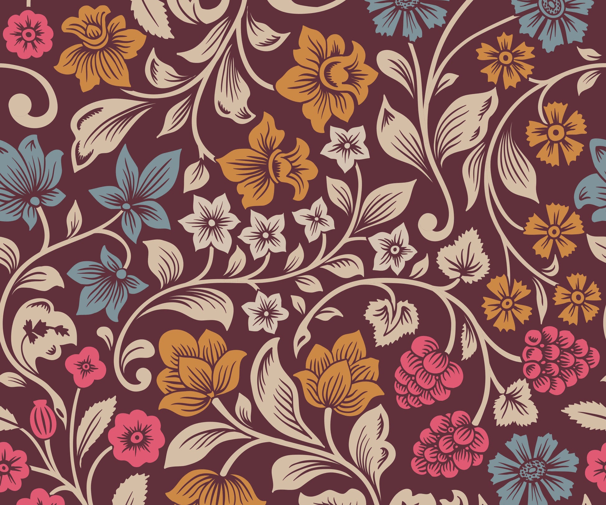 Billie Floral Wallpaper