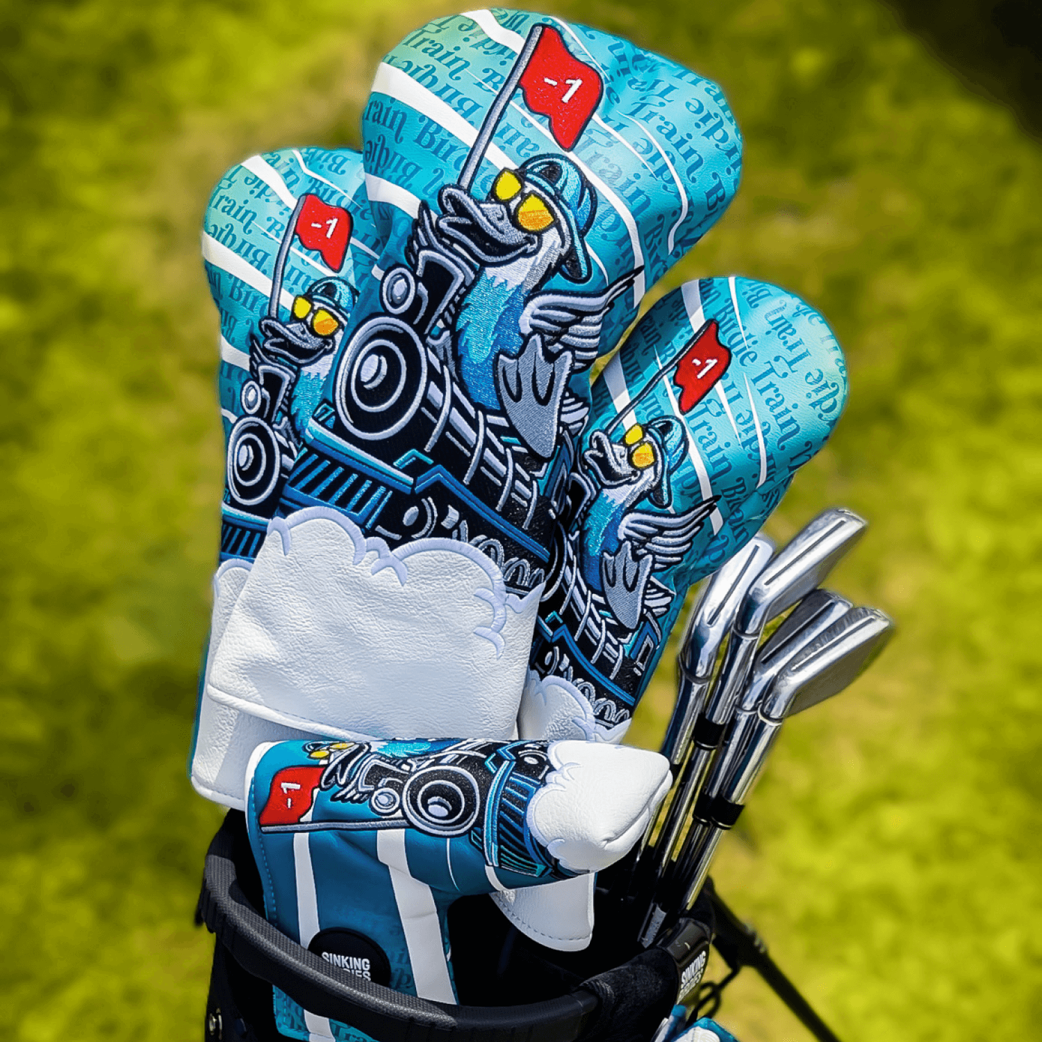 Birdie Train 2.0 Blade Putter Headcover