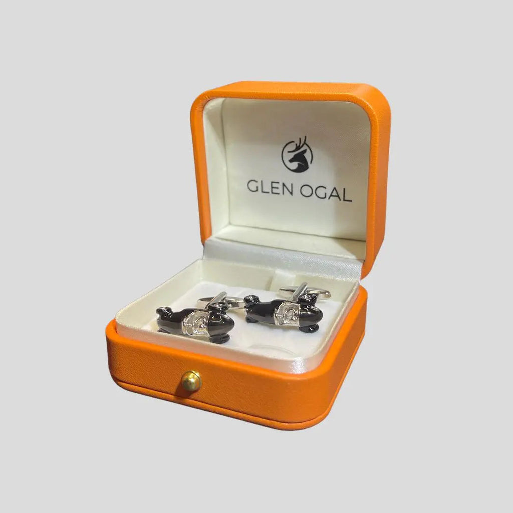 Black Race Car Cufflinks