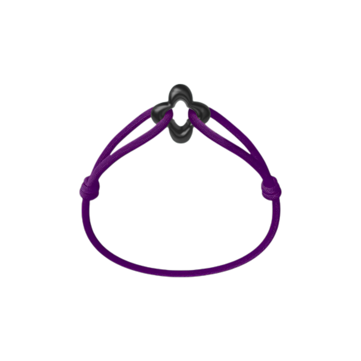 Black Clover Onyx Cord Bracelet