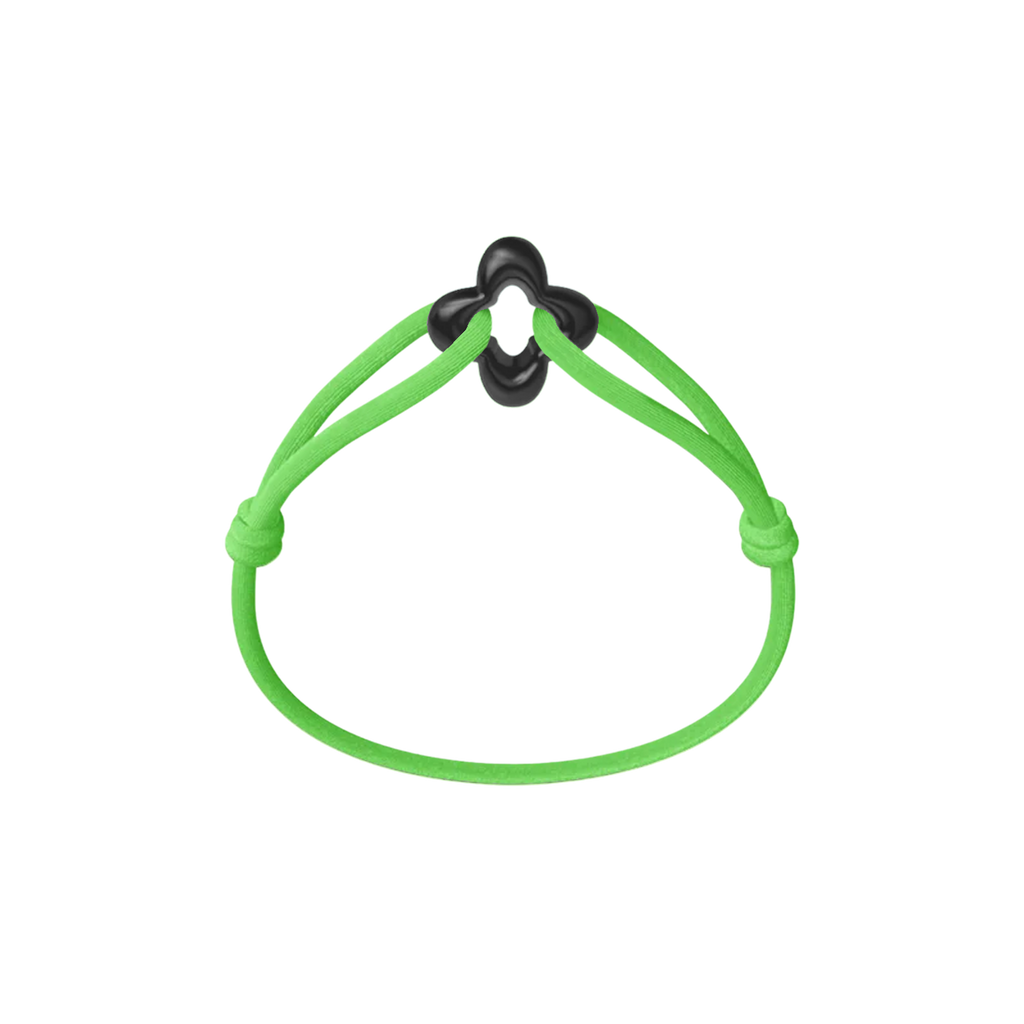 Black Clover Onyx Cord Bracelet