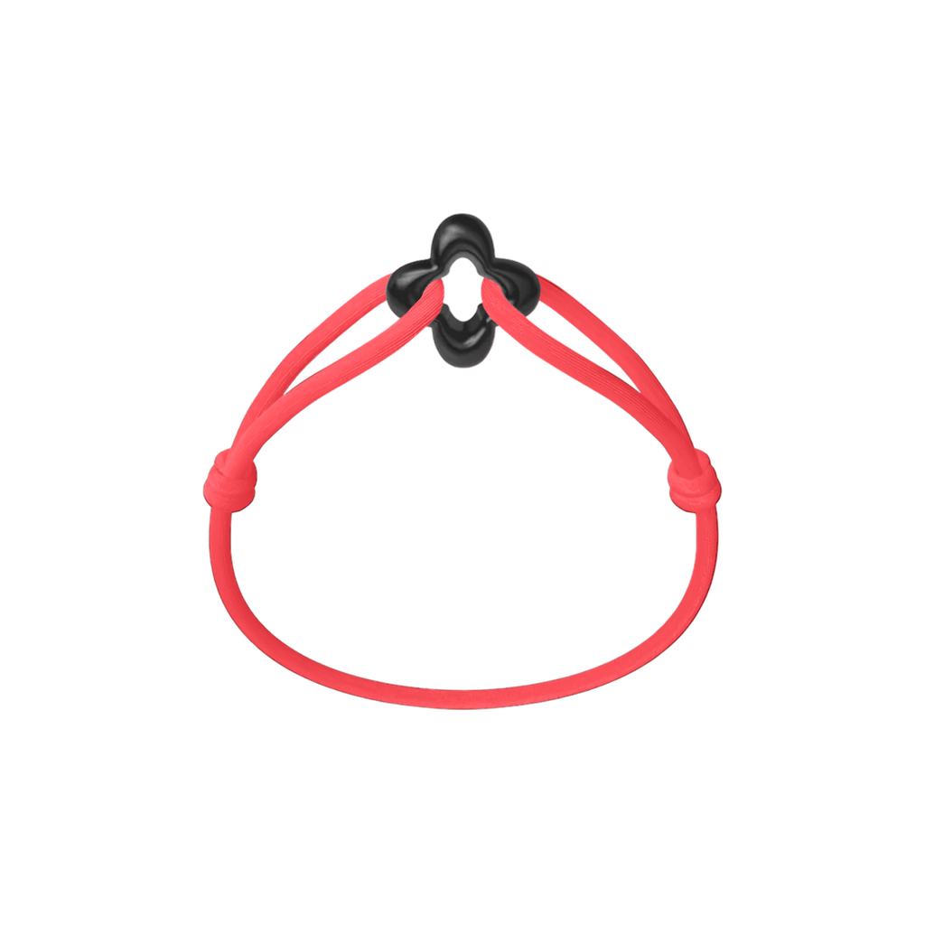 Black Clover Onyx Cord Bracelet