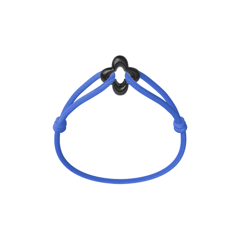 Black Clover Onyx Cord Bracelet
