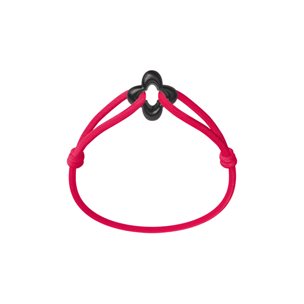 Black Clover Onyx Cord Bracelet