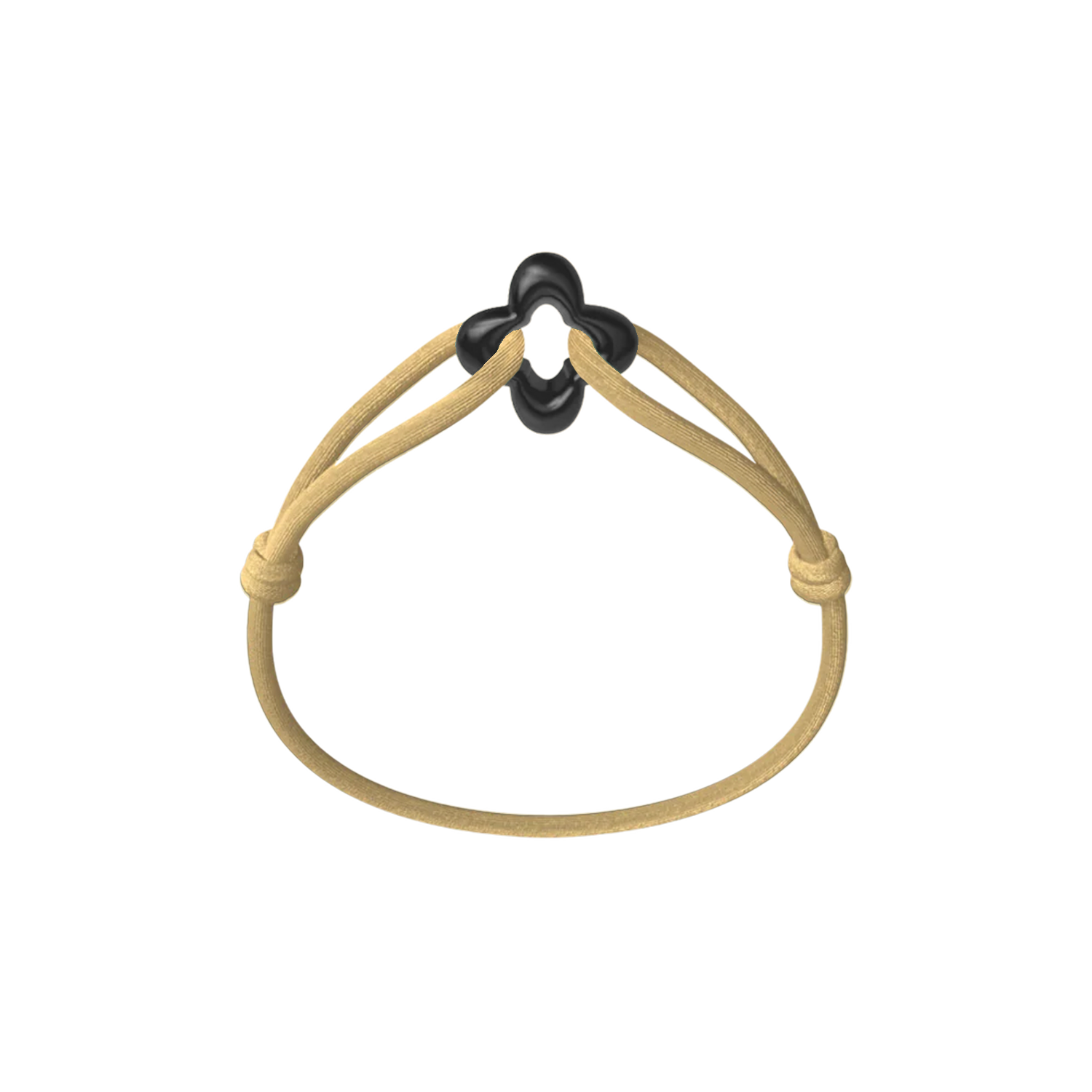 Black Clover Onyx Cord Bracelet
