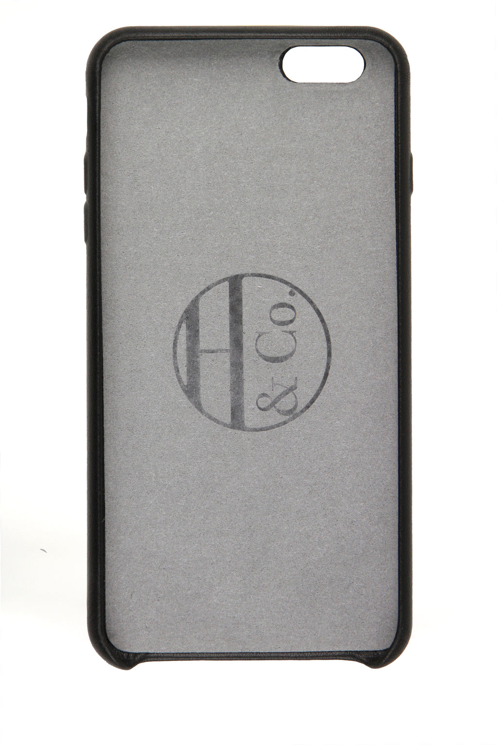 Black Leather iPhone 6 Plus Case