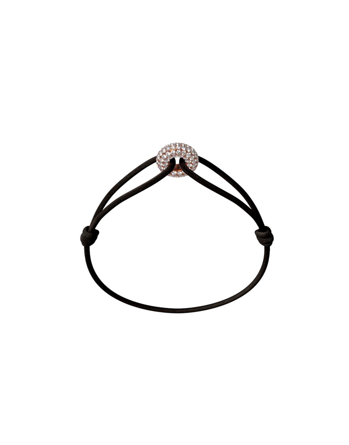 Mini Rose Soho Pave Cord Bracelet