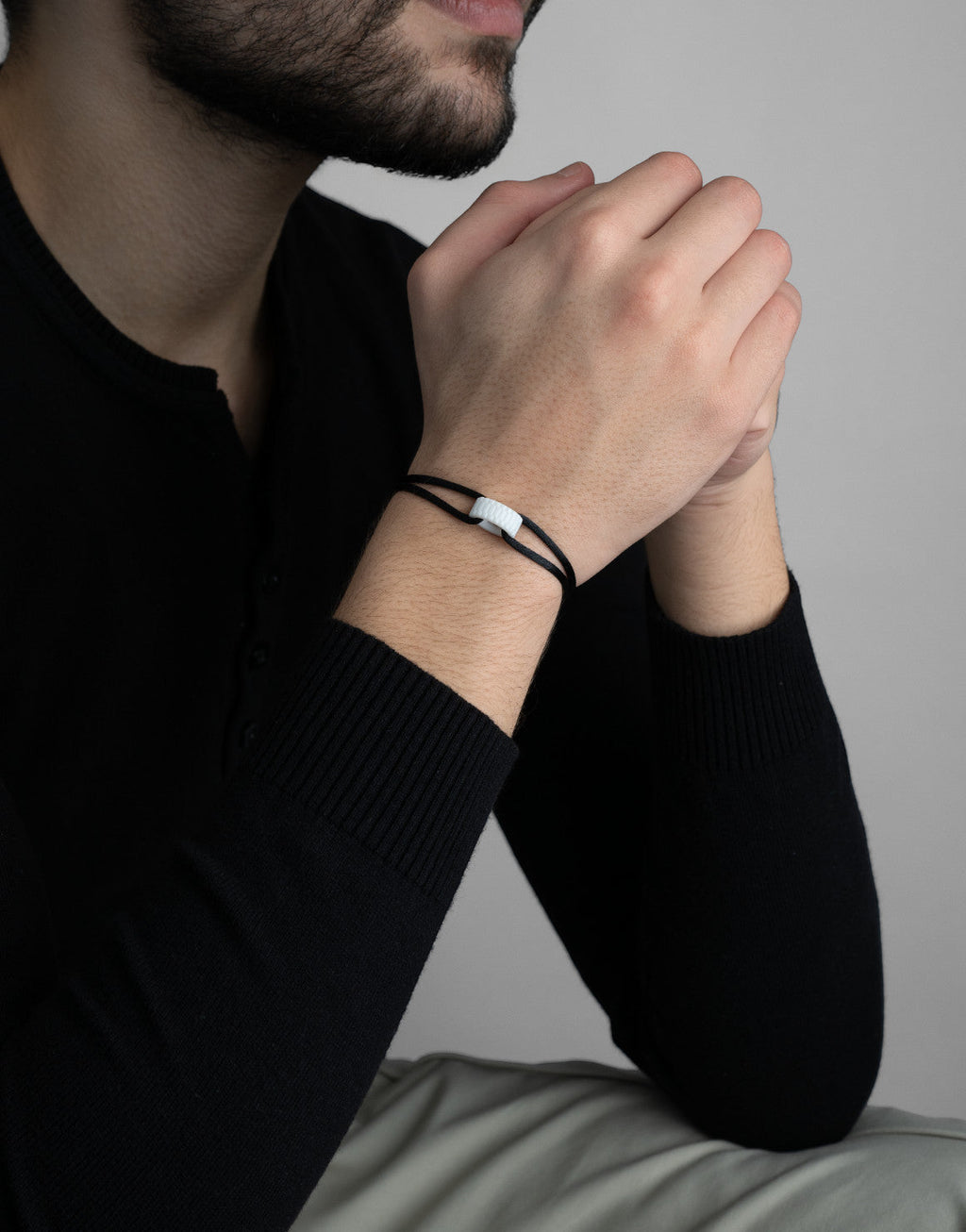 Cord Bracelet in Snow