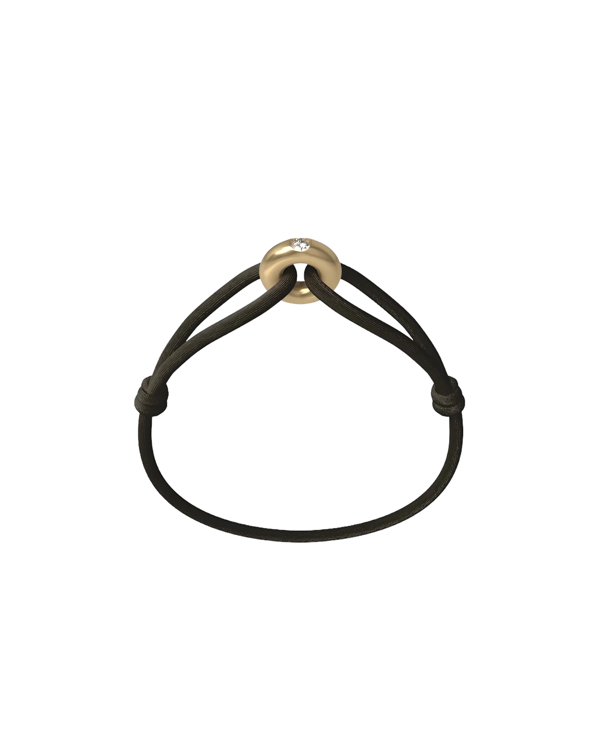 Golden Diamond Cord Bracelet