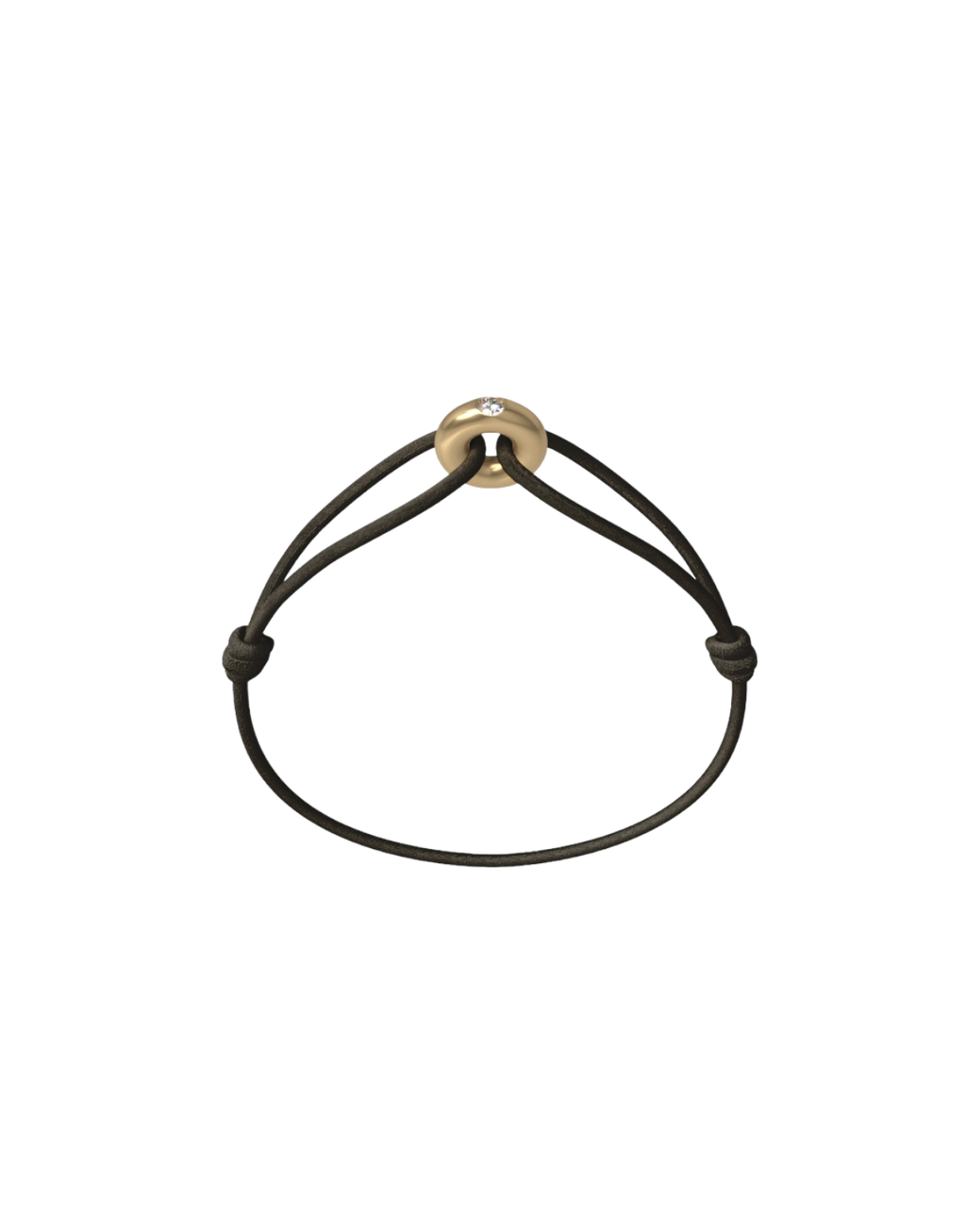 Mini Golden Soho Diamond Cord Bracelet