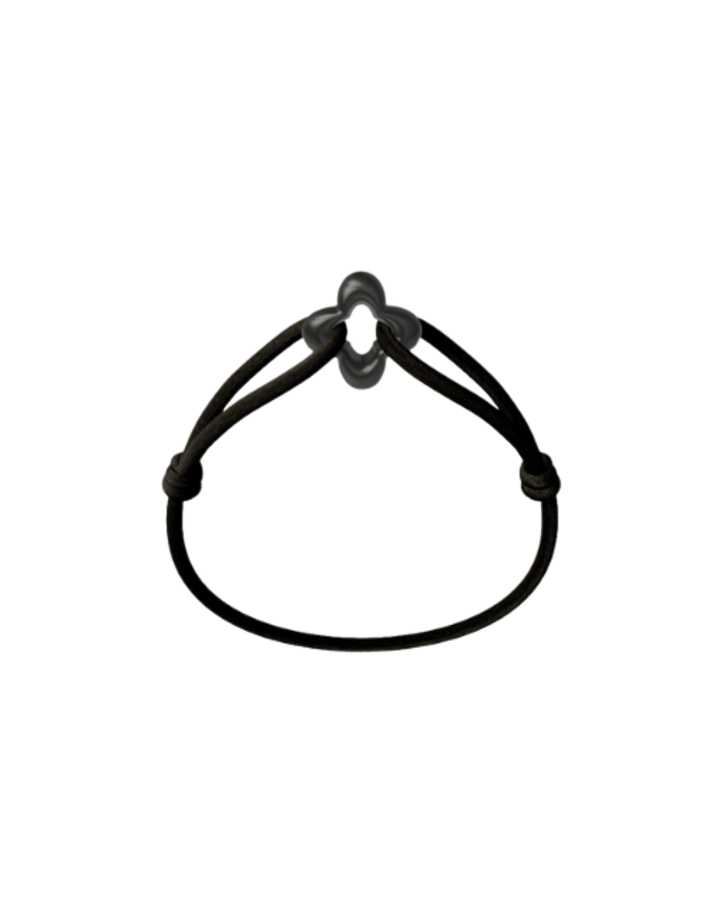 Black Clover Onyx Cord Bracelet