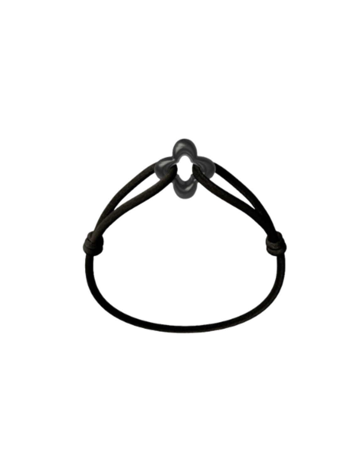 Black Clover Onyx Cord Bracelet