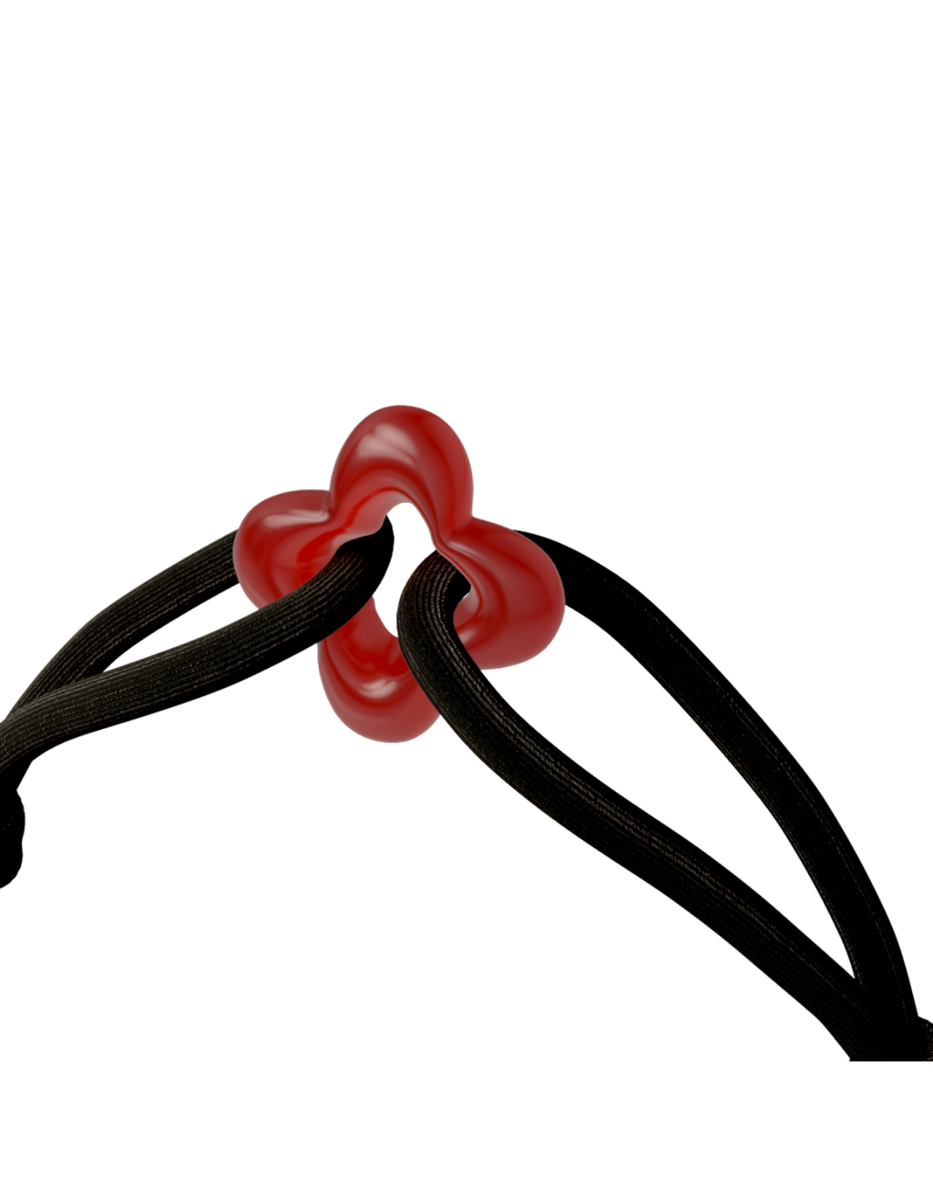 Red Clover Cord Bracelet with Carnelian