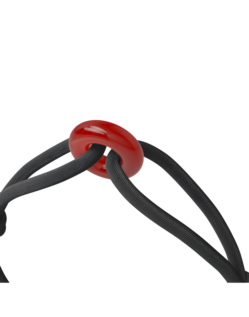 Red Soho Cord Bracelet with Carnelian