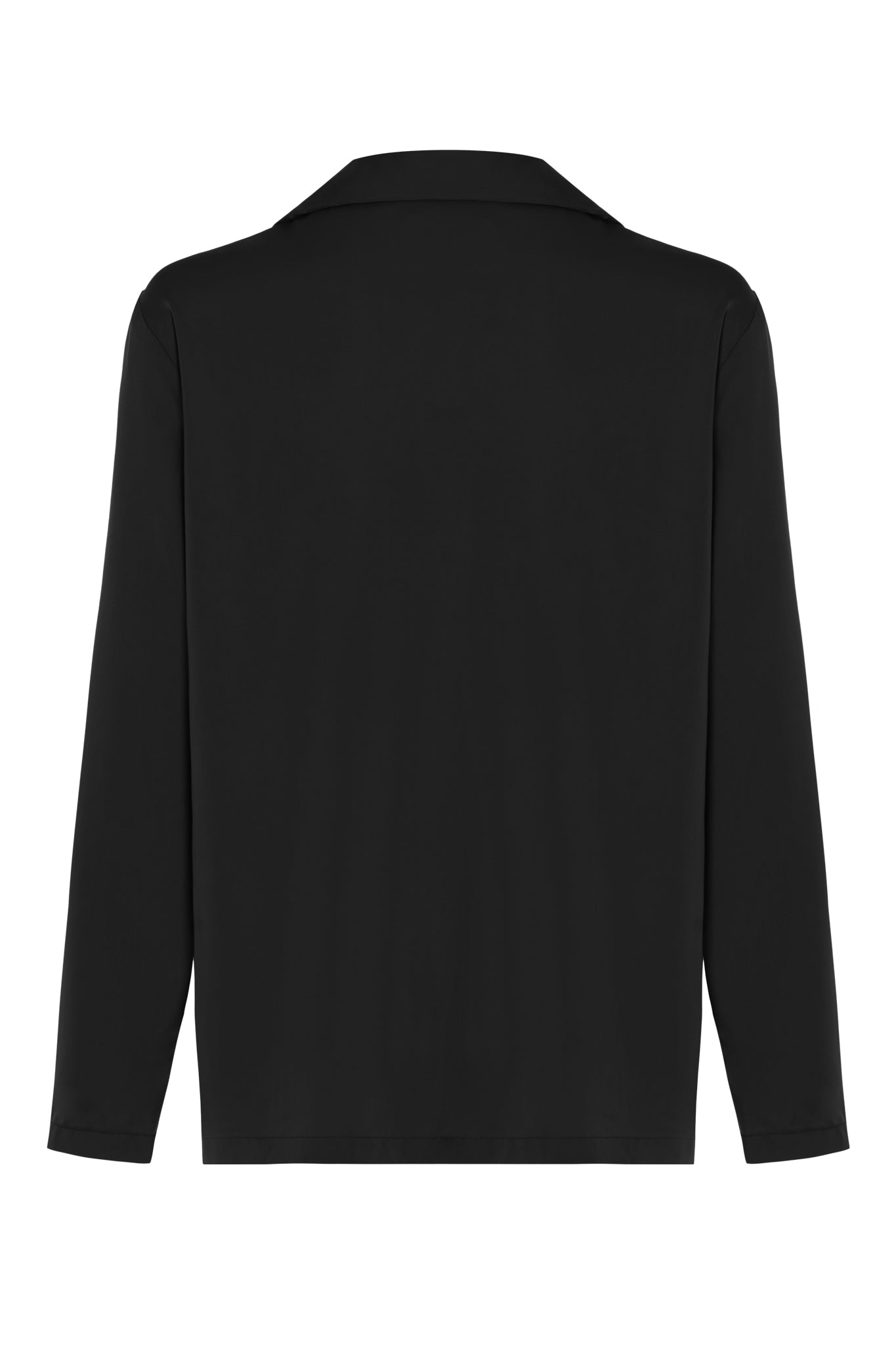 Sky Unisex Long Sleeve Shirt in Vegan Silk