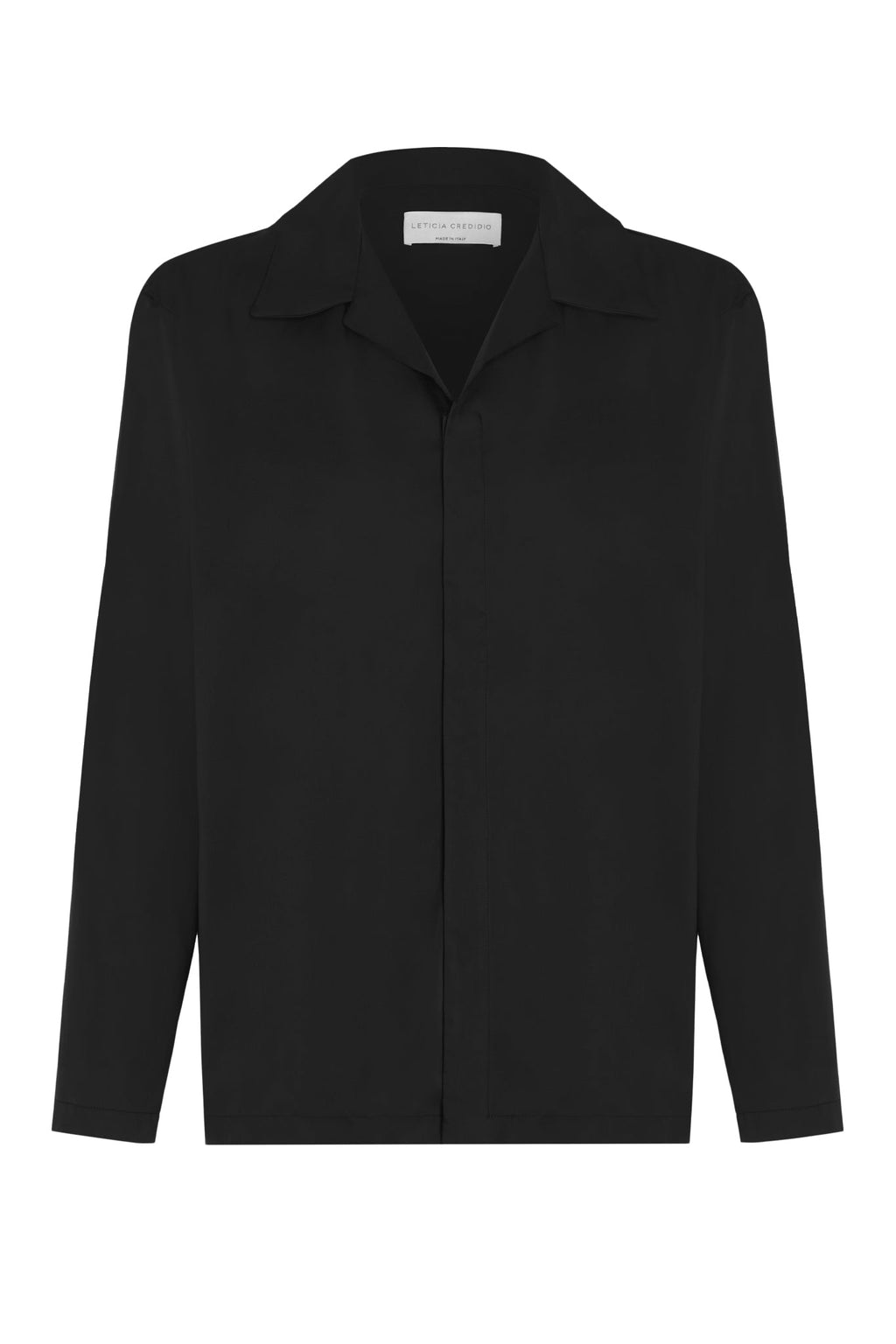 Sky Unisex Long Sleeve Shirt in Vegan Silk