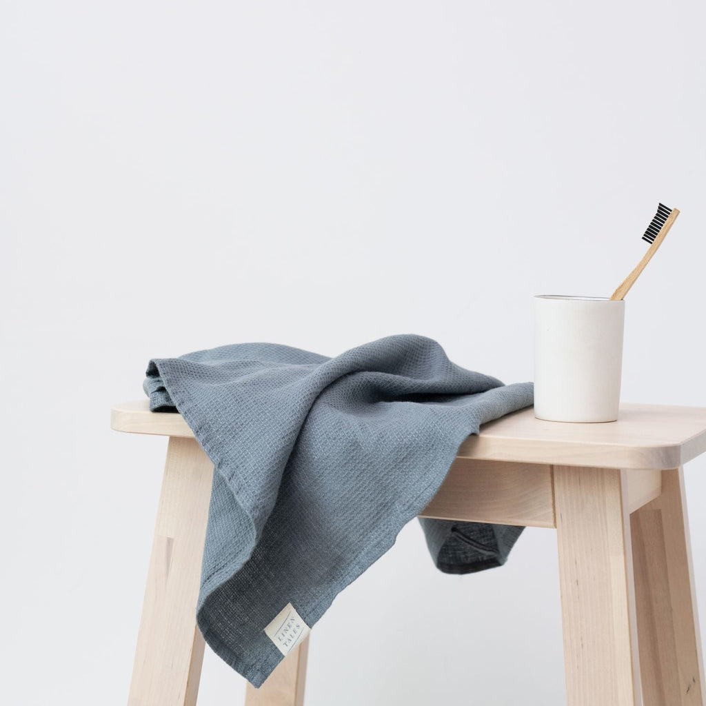 Luxurious Waffle Linen Towel Set – Soft, Absorbent & Hypoallergenic by Linen Tales at www.brixbailey.com