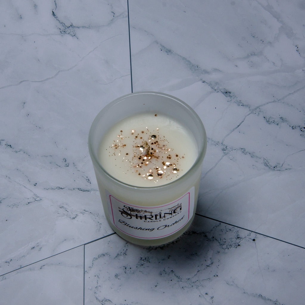 Blushing Orchid Small Candle