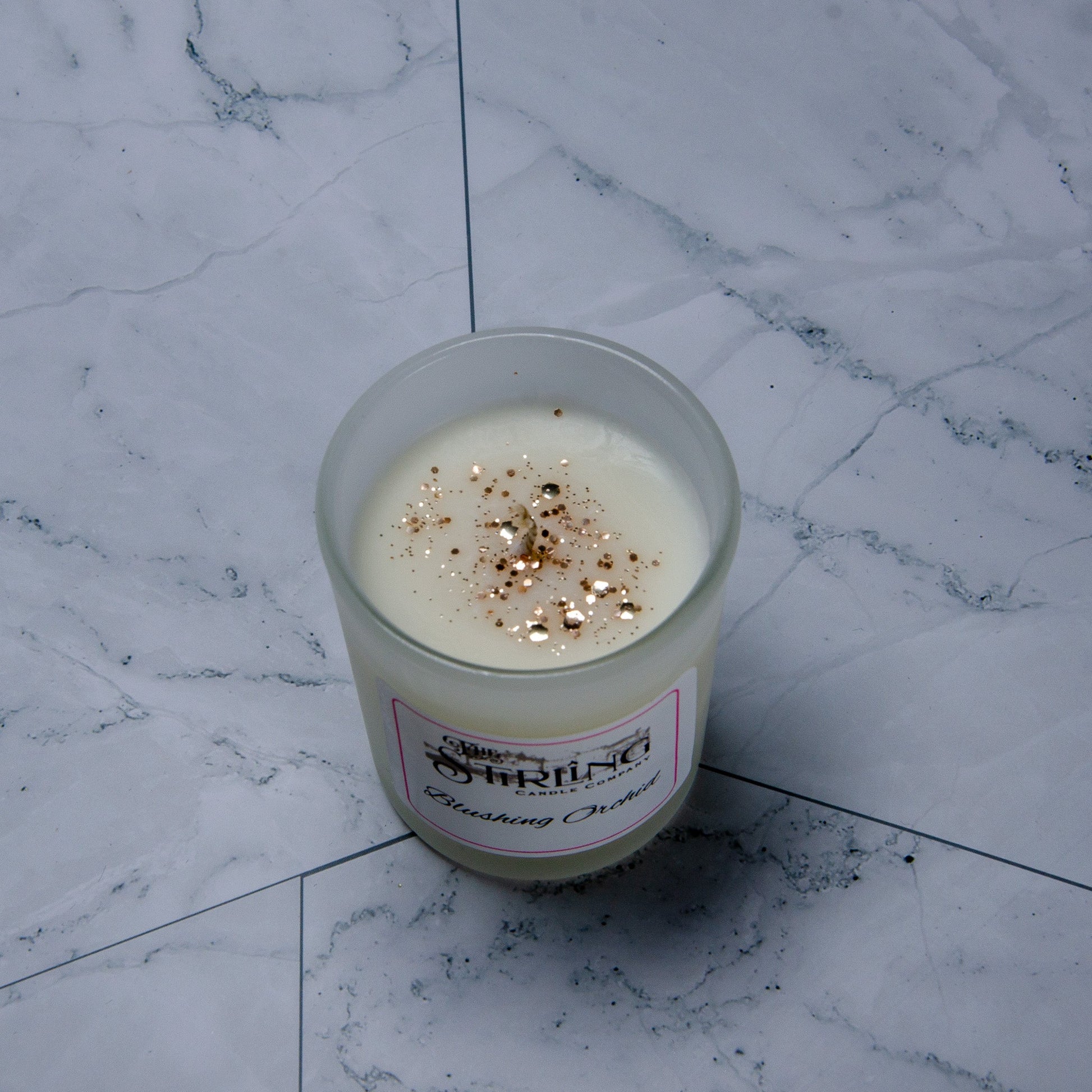 Blushing Orchid Small Candle