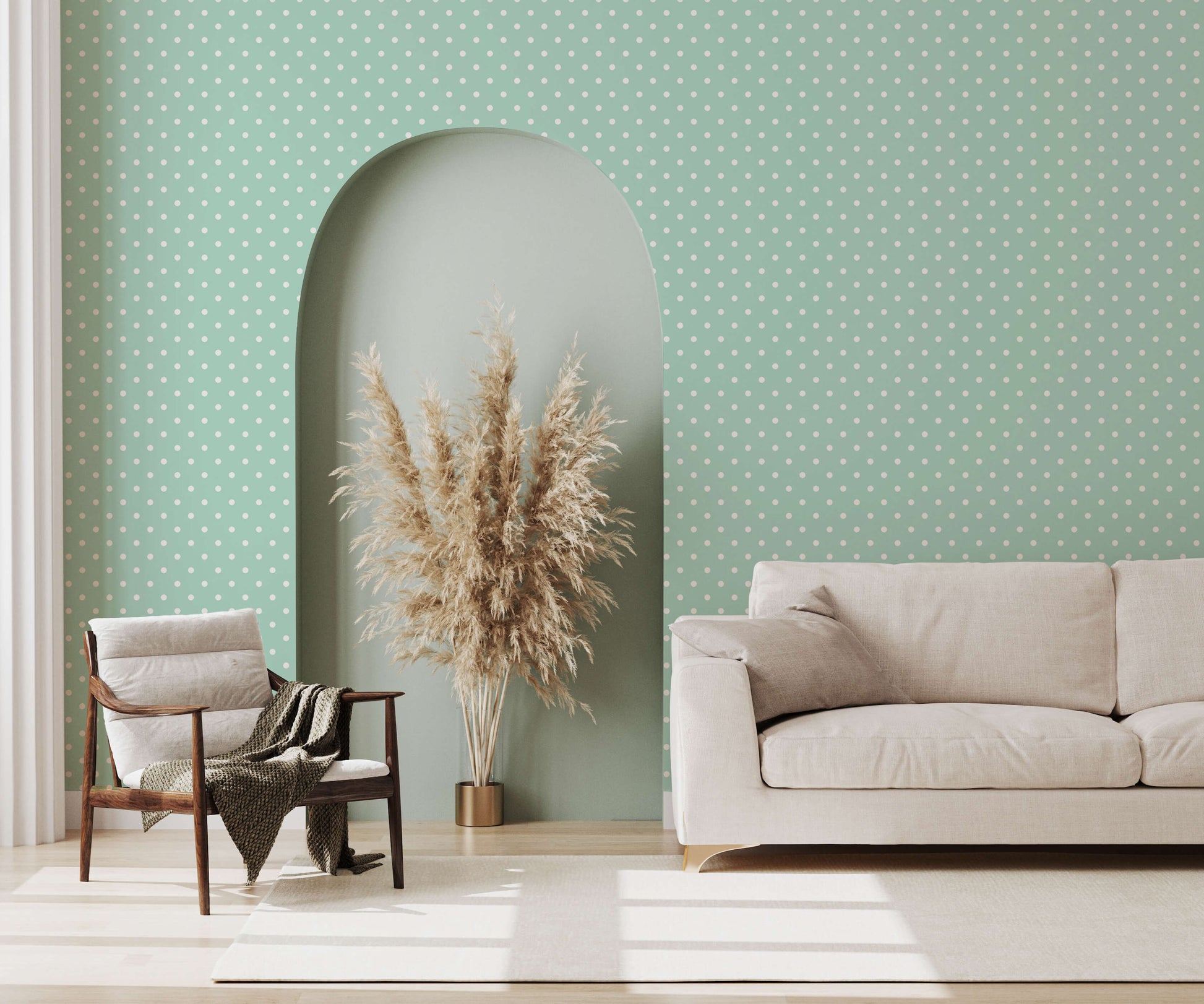 Polka Dot Wallpaper Bonbon