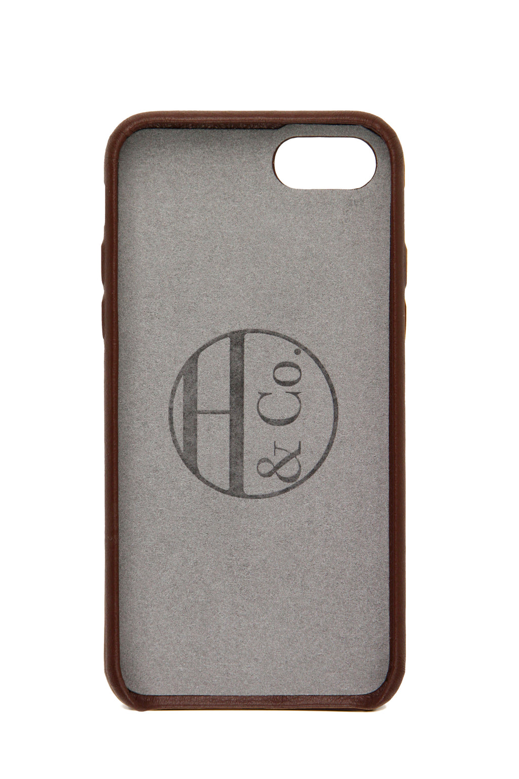 Brown Leather iPhone 7 and 8 Case