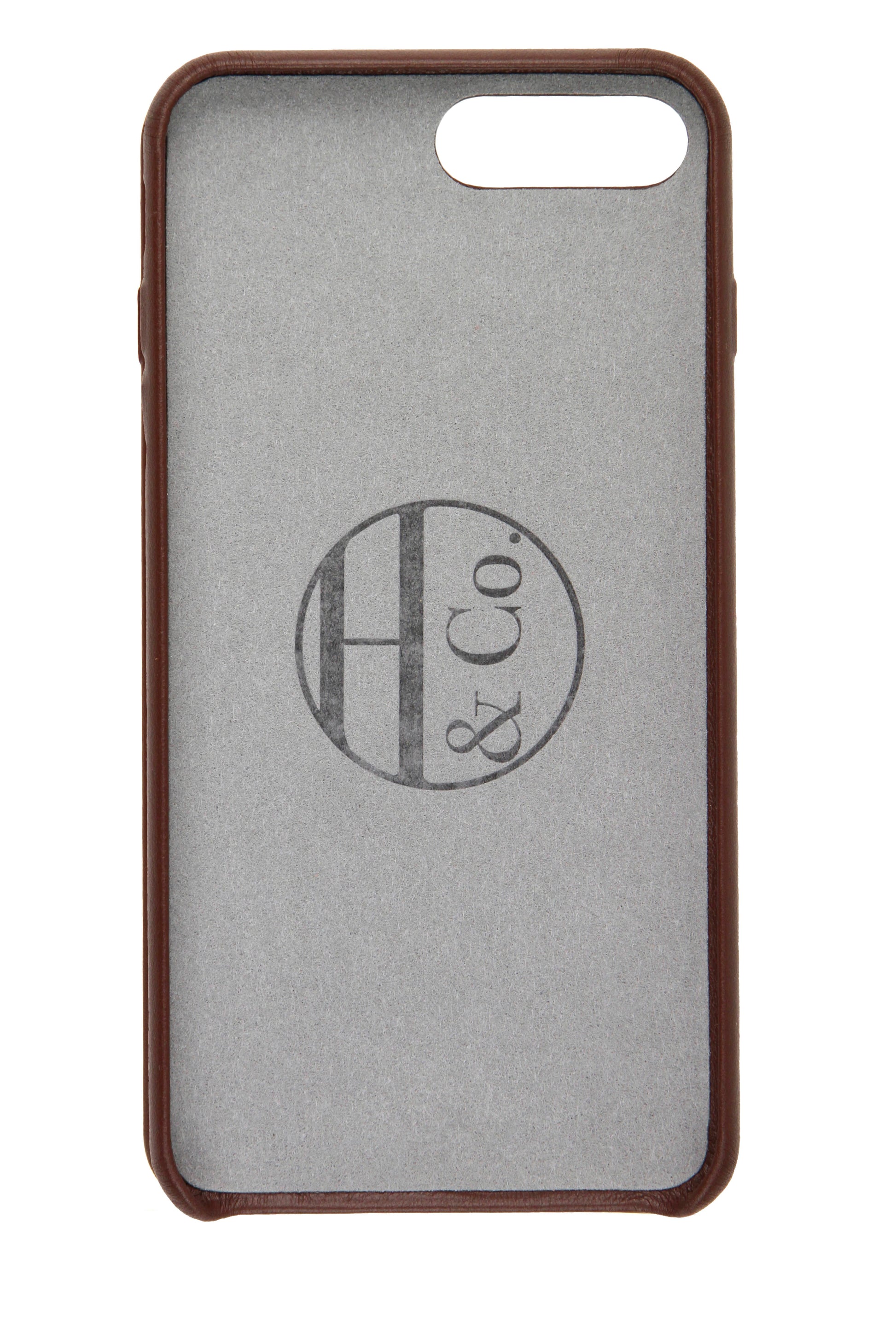 Brown Leather iPhone 7 Plus and iPhone 8 Plus Case
