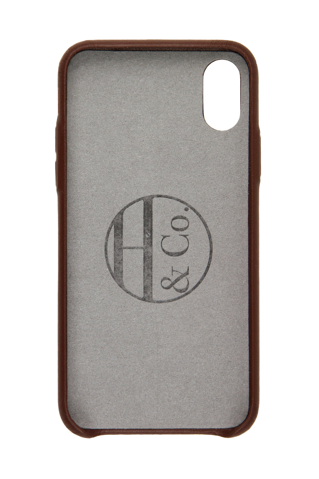 Brown Leather iPhone X Case