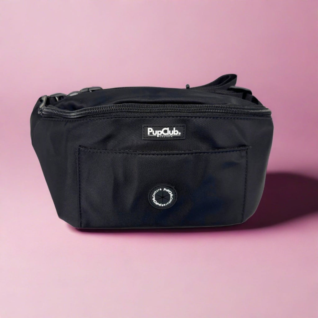 Dog Walking Bum Bag in Black
