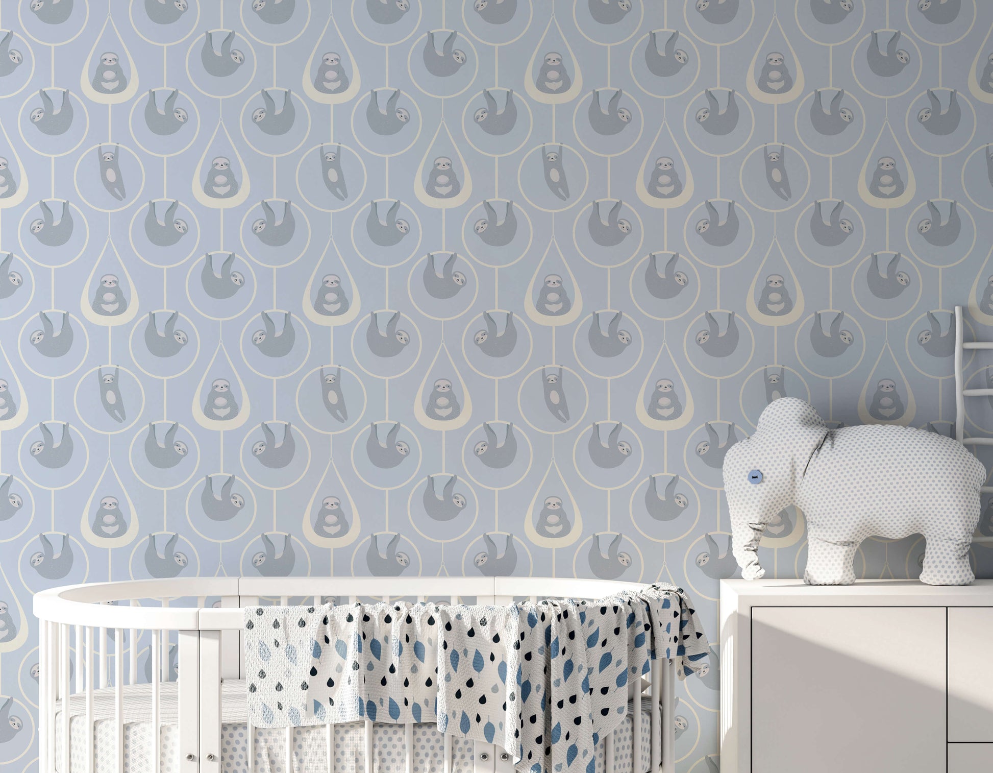 Sloth Wallpaper for Kids Rooms
