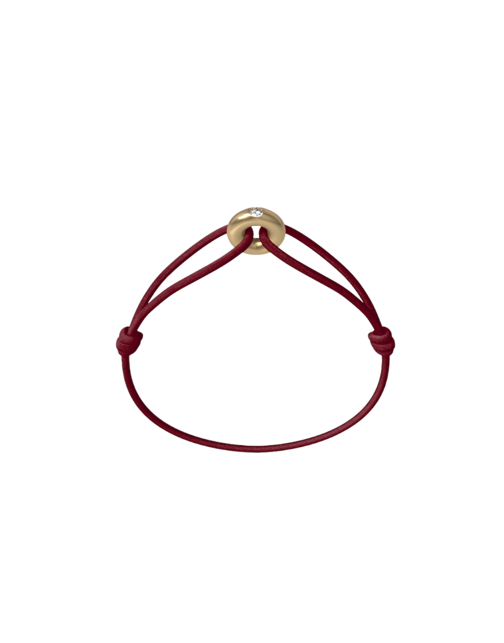Mini Golden Soho Diamond Cord Bracelet