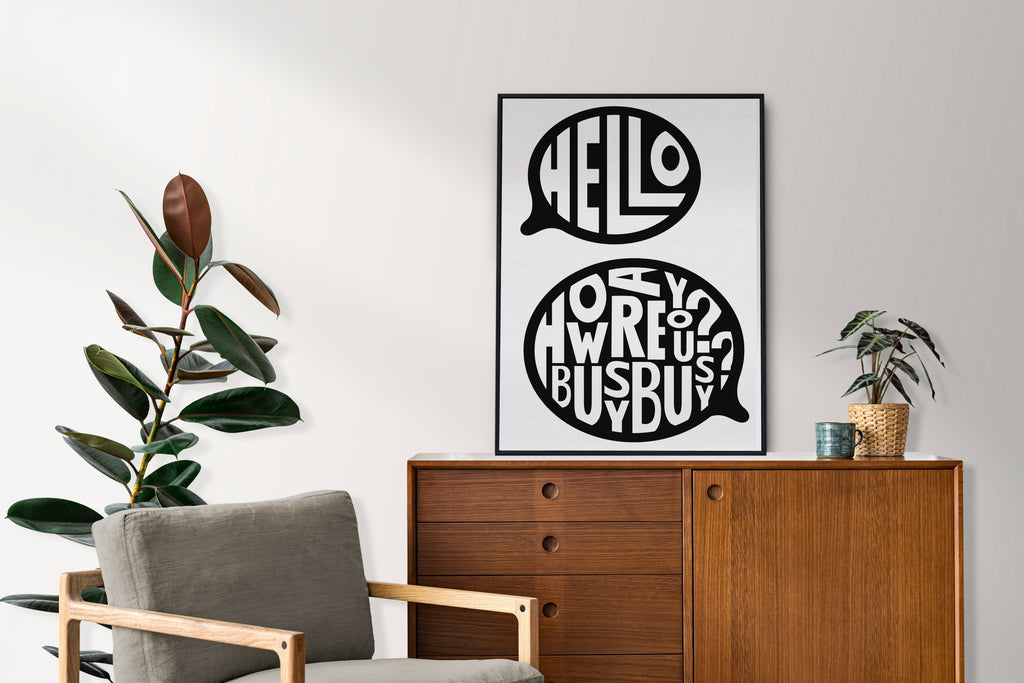 Busy Busy Screen Print Poster A2