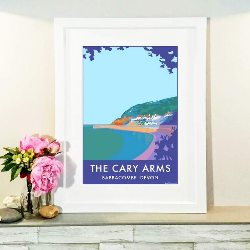 Vintage Seaside Art Chocolate Gift Set