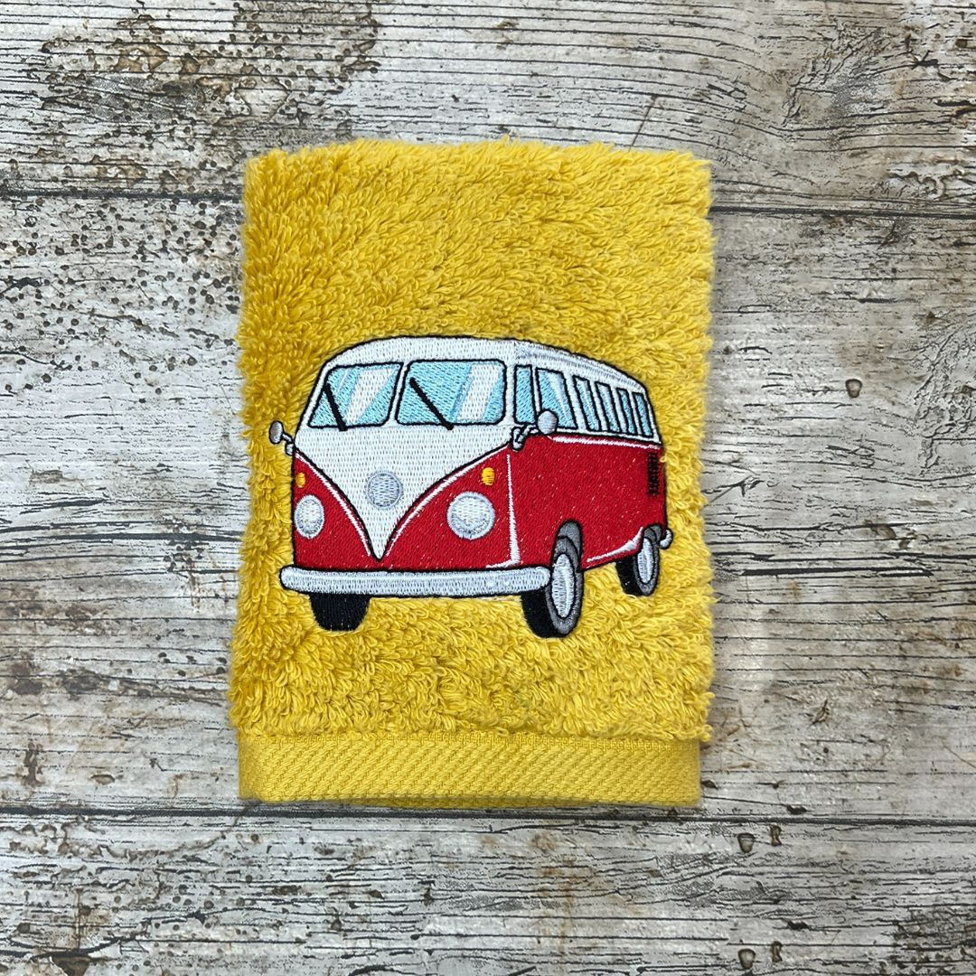 Campervan Face Cloth in 10 Colours