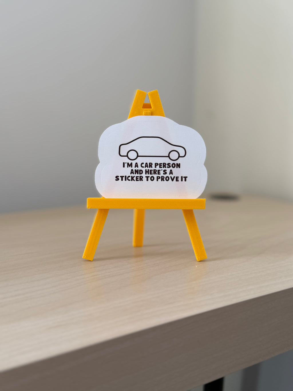 I'm A Car Person Sticker