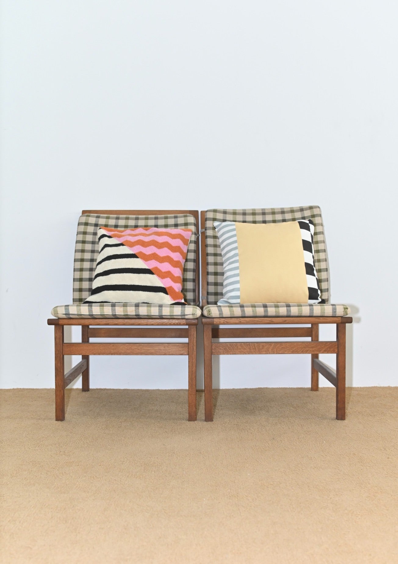 Deconstructed Tufted Cushion
