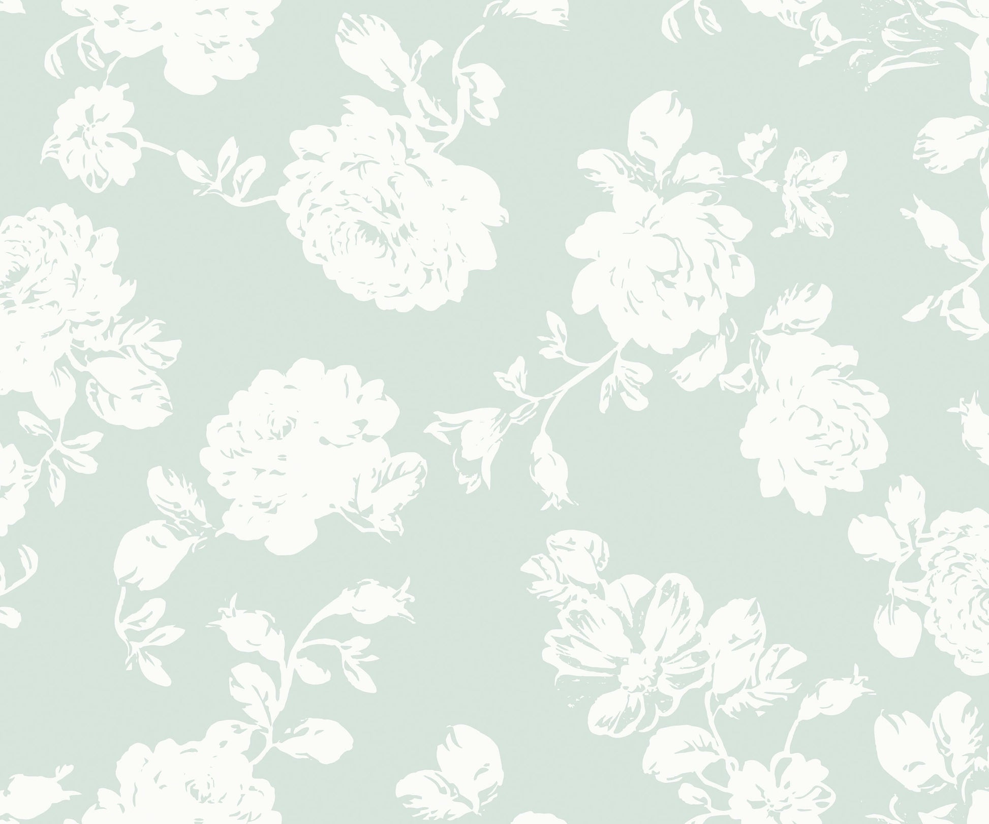 Cast Floral Wallpaper