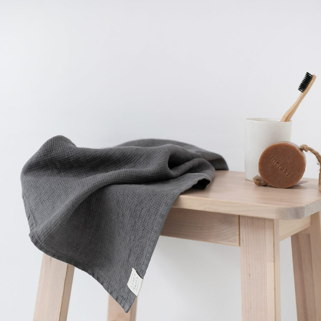Luxurious Waffle Linen Towel Set – Soft, Absorbent & Hypoallergenic by Linen Tales at www.brixbailey.com