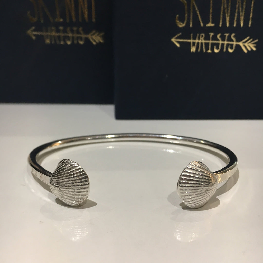 Adjustable Shell Cuff Bangle