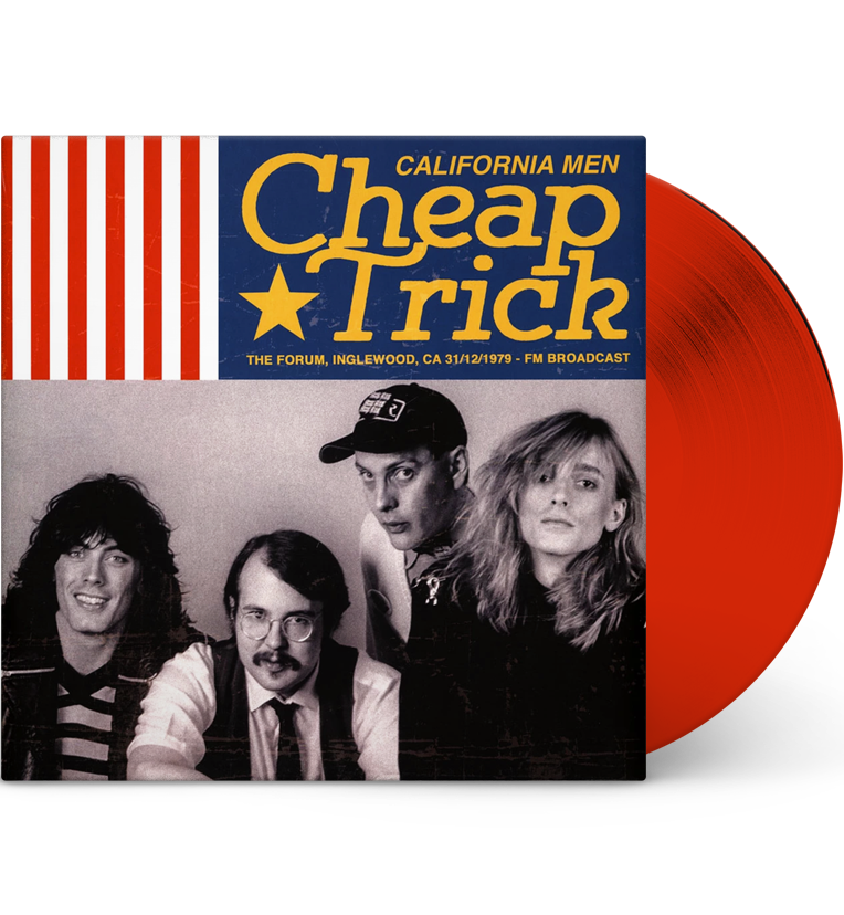 Cheap Trick California Men Live at the Forum 1979 Limited Edition Red Vinyl 12 Inch Album