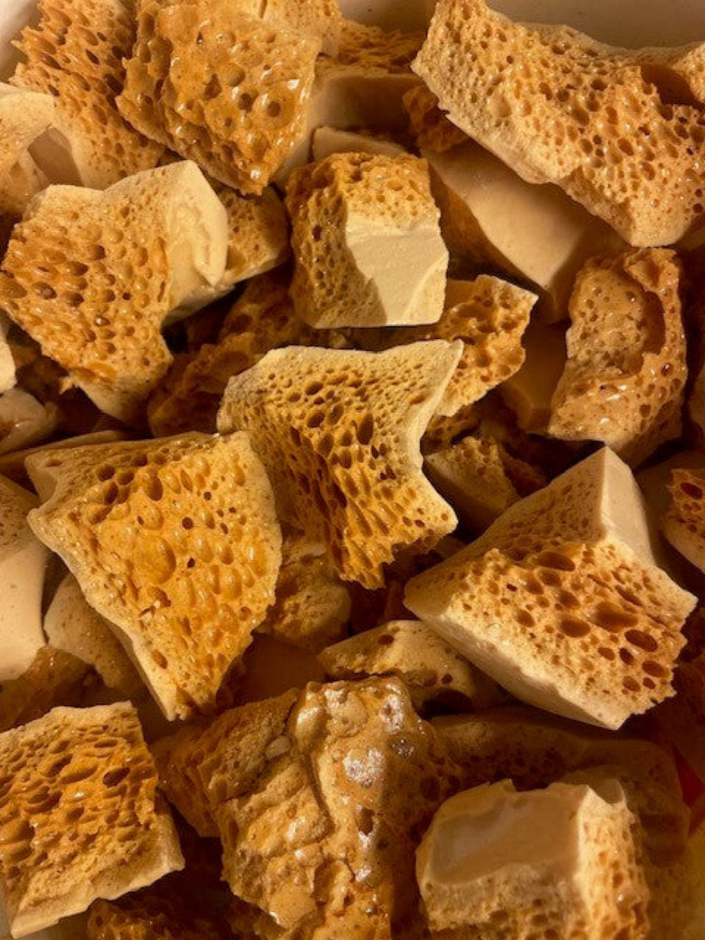 Handmade Cinder Toffee in 70 Percent Dark Chocolate 250g