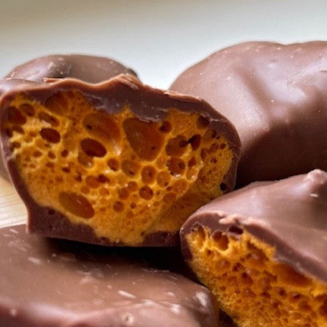 Handmade Cinder Toffee in Milk Chocolate 250g