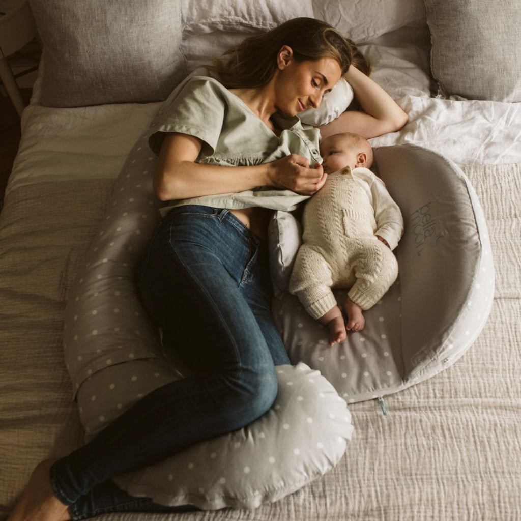 5 in 1 Cocoon Dotted Nursing Pillow Set
