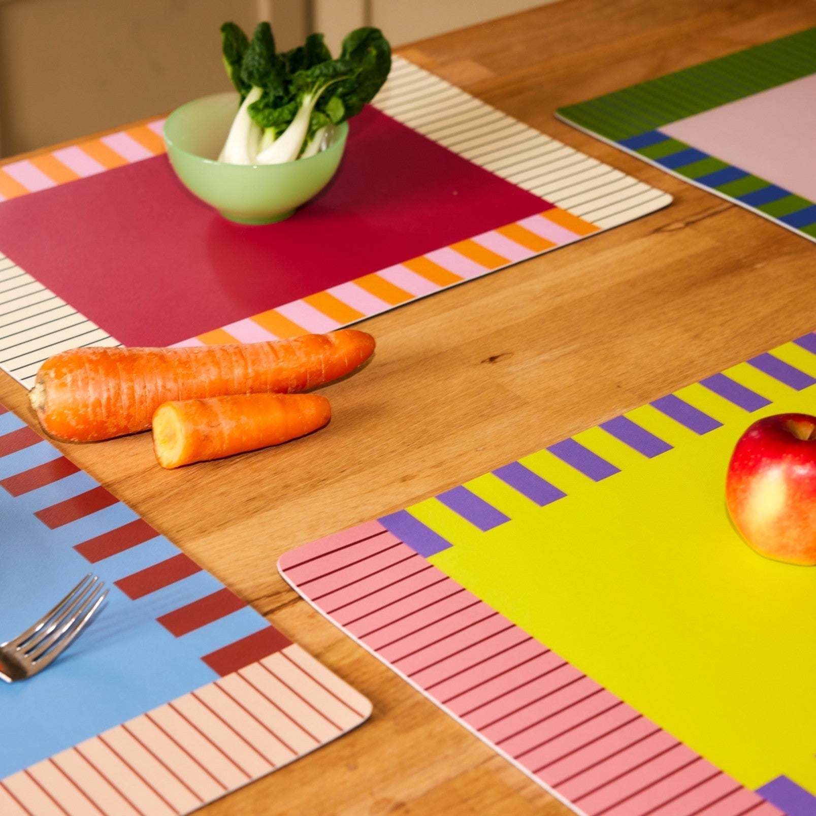 Coloured Mix and Match Placemats Set of 4
