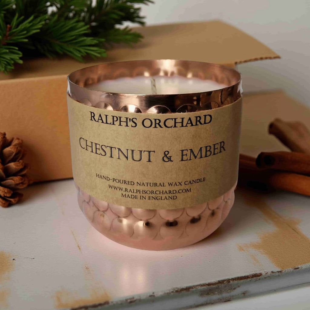 Decorative Copper Candles in Classic Fragrances