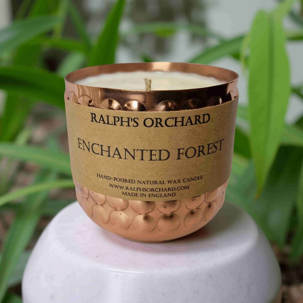 Decorative Copper Candles in Classic Fragrances