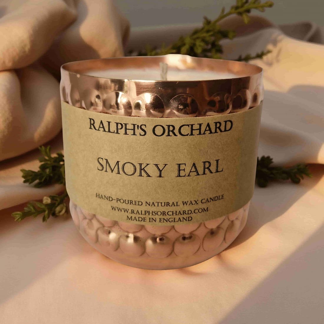 Decorative Copper Candles in Classic Fragrances