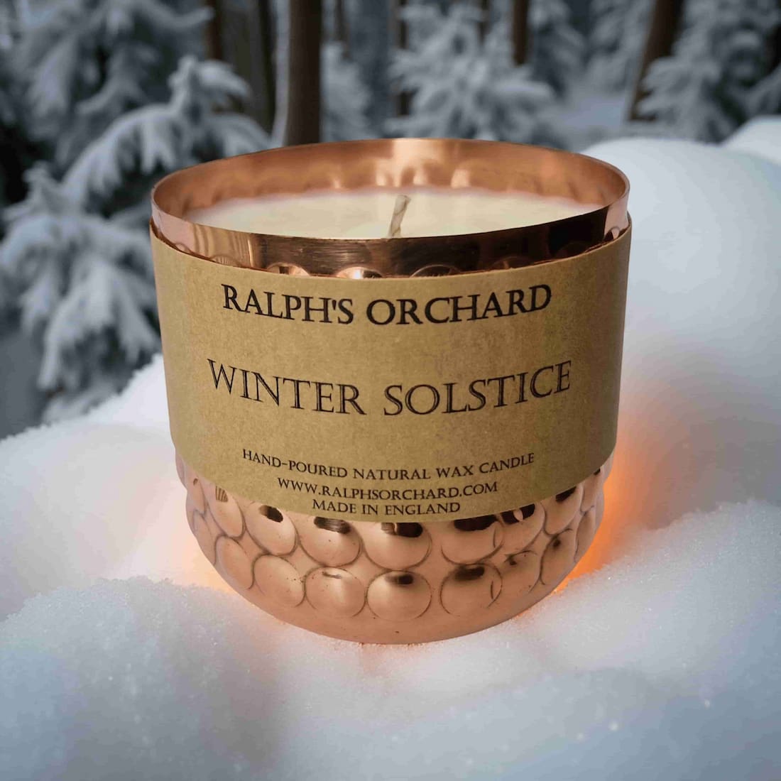Decorative Copper Candles in Classic Fragrances