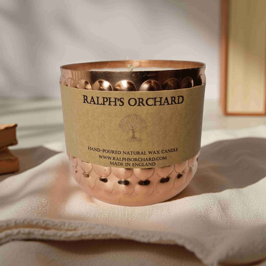 Decorative Copper Candles in Classic Fragrances