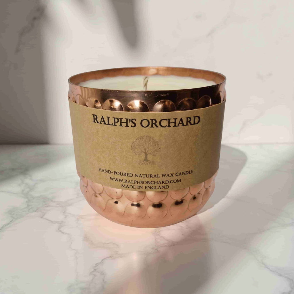 Decorative Copper Candles in Classic Fragrances