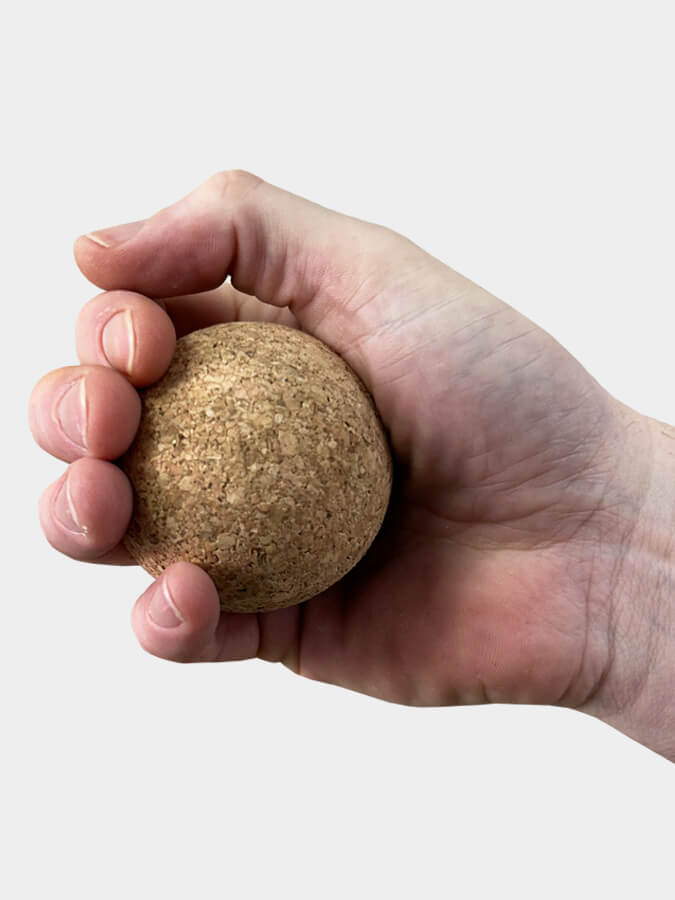 Cork Massage Ball Set of 3 - Natural Fascia Release Tools